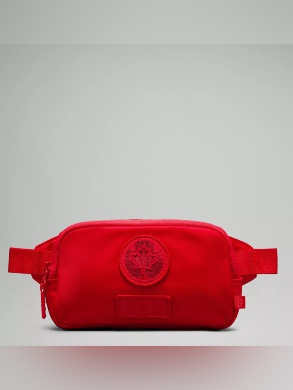Red Women’s Belt Fanny pack style Bag with Team Canada Olympic team Crest OS
